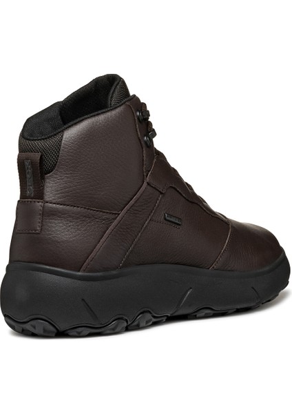 Erkek Kahverengi U Granıto + Grıp B Abx D - Sue Bağcıklı Deri Outdoor Bot U46HFB04654C6009