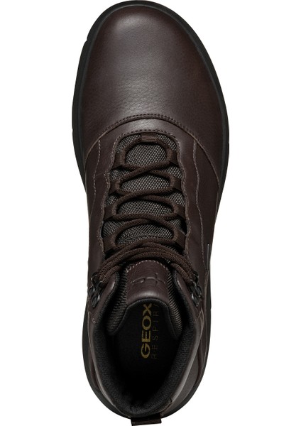 Erkek Kahverengi U Granıto + Grıp B Abx D - Sue Bağcıklı Deri Outdoor Bot U46HFB04654C6009