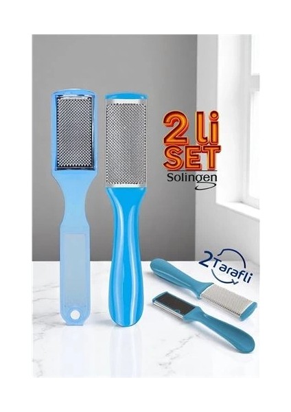 Topuk Törpüsü - Topuk Rendesi 2 Li Set 2 Yüzeyli Solingen Professional