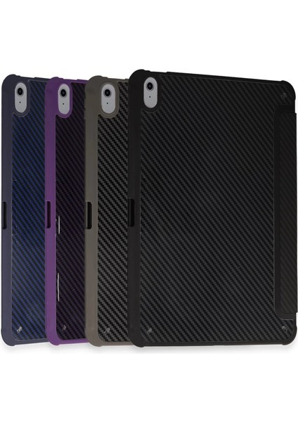 Ipad Pro 11 (2024) Kılıf Color Karbon Tablet Kılıfı - Derin Mor fiyatları