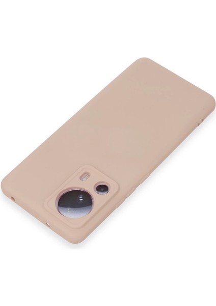 Xiaomi Mi 13 Lite Kılıf Nano Içi Kadife Silikon - Pudra modelleri