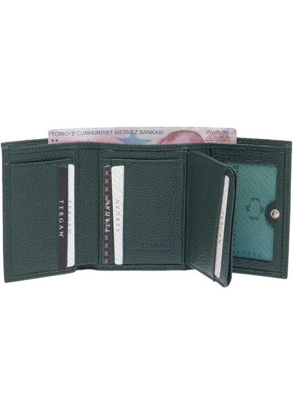 Yeşil Hakiki Deri Kadın Cüzdan - S1CB00005633-I5T