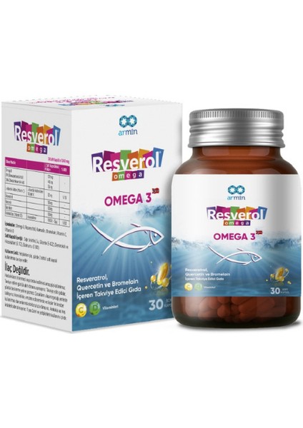 Resverol Omega Soft 30 Kapsül