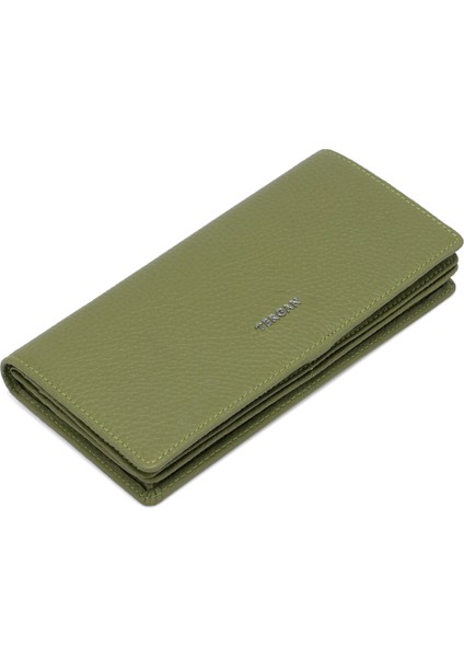 Yeşil Hakiki Deri Kadın Cüzdan - S1CB00005685-G8Z