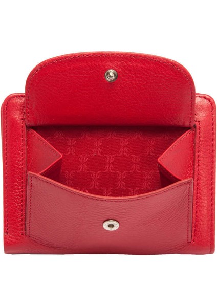 Kırmızı Hakiki Deri Kadın Cüzdan - S1CB00005714-A86