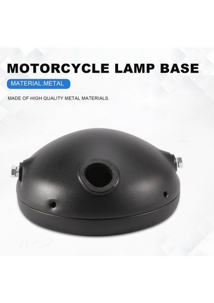 Motosiklet Far Tabanı 7 Inç Retro Motosiklet Değiştirilmiş Far Tabanı LED Far Kabuğu Tabanı (Yurt Dışından) fiyatları