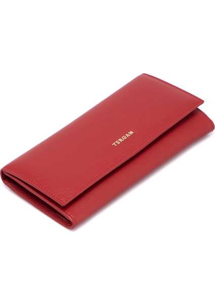 Kırmızı Hakiki Deri Kadın Cüzdan - S1CB00005807-A86