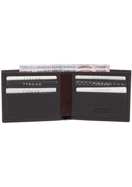 Kahve Hakiki Deri Erkek Cüzdan - S1CE00001647-A42