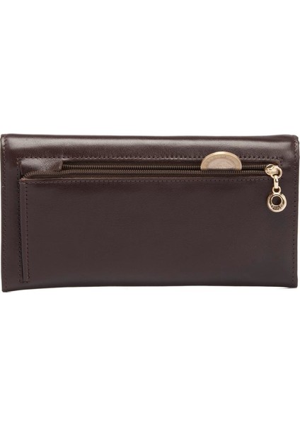 Kahve Hakiki Deri Kadın Cüzdan - S1CB00005584-B07 fiyatları