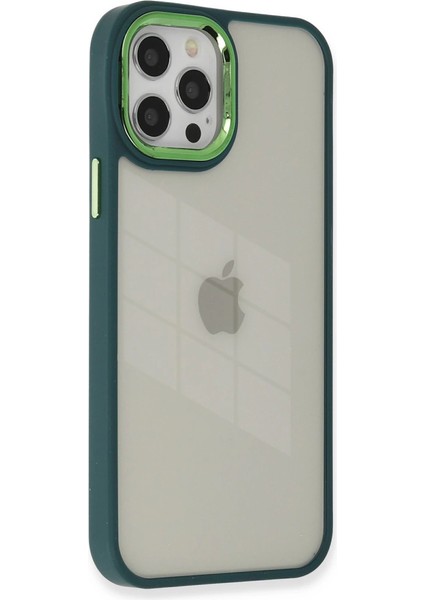 Iphone 12 Pro Max Kılıf Dora Kapak - Haki Yeşil
