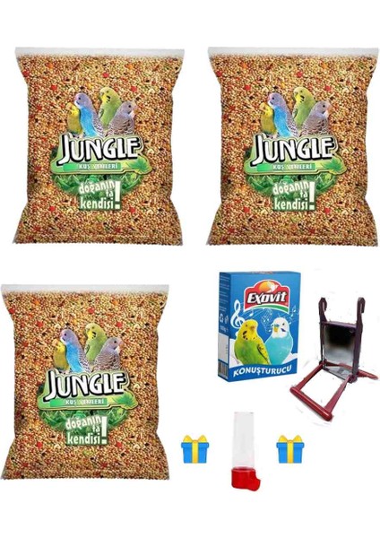 Poşet Muhabbet Kuşu Yemi 500 gr x 3 Adet