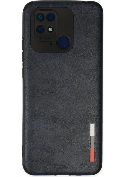 Xiaomi Redmi 10C Kılıf Loop Deri Silikon - Lacivert