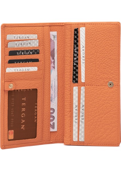 Turuncu Hakiki Deri Kadın Cüzdan - S1CB00005685-J35 modelleri