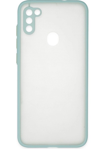 Samsung Galaxy A11 Kılıf Montreal Silikon Kapak - Turkuaz