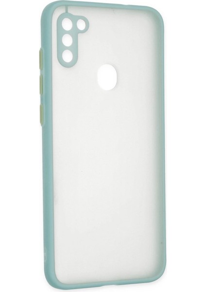 Samsung Galaxy A11 Kılıf Montreal Silikon Kapak - Turkuaz modelleri