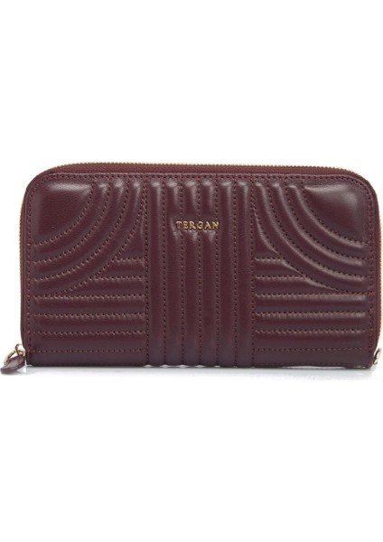 Bordo Hakiki Deri Kadın Cüzdan - S1CB00005800-N2I fiyatları