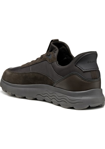 Erkek Kahverengi U Spherıca Plus A - Nappa+Sued Bağcıklı Süet Sneaker U56MPA08522C6006 fiyatları