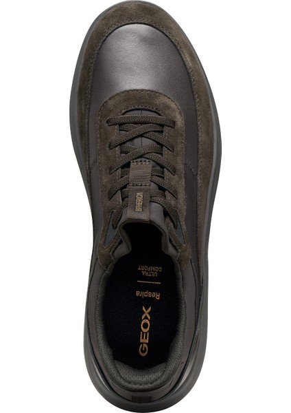 Erkek Kahverengi U Spherıca Plus A - Nappa+Sued Bağcıklı Süet Sneaker U56MPA08522C6006 indirimleri