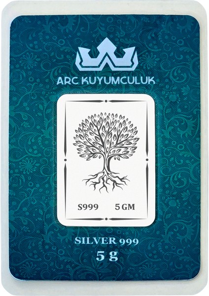 Sevgi ve Hayatı Simgeleyen Hayat Ağacı Temalı Hediyeye Özel 5 Gram 999 Ayar Gümüş KÜLÇESI-661
