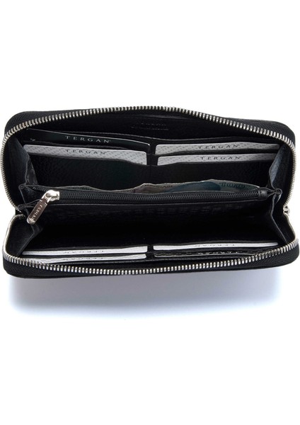 Siyah Hakiki Deri Kadın Cüzdan - S1CB00005734-A41