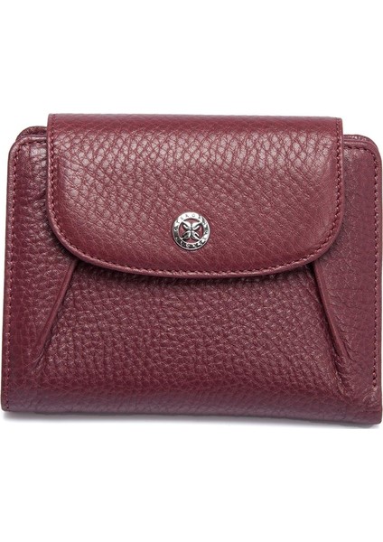 Bordo Hakiki Deri Kadın Cüzdan - S1CB00005714-K16