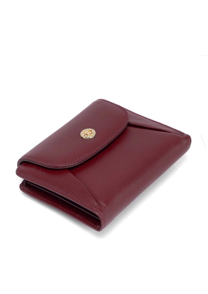 Bordo Hakiki Deri Kadın Cüzdan - S1CB00005714-K16