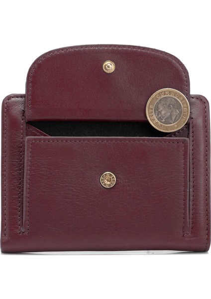 Bordo Hakiki Deri Kadın Cüzdan - S1CB00005714-K16