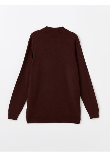 Yeni Sezon Yarım Balıkçı Yaka Uzun Kollu Erkek Triko Kazak indirimleri