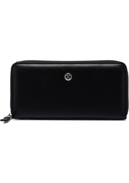 Siyah Hakiki Deri Kadın Cüzdan - S1CB00005777-A85