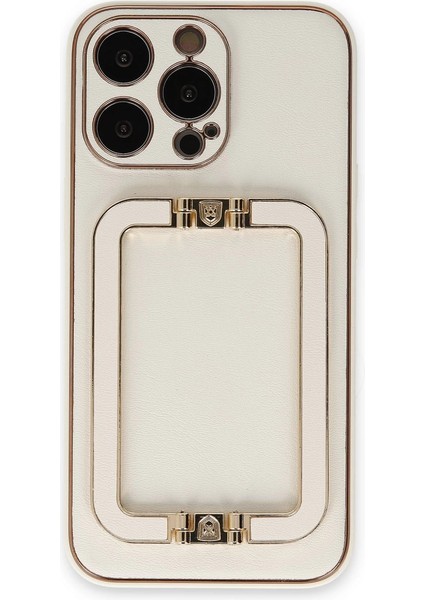 Iphone 13 Pro Kılıf Coco Elit Kapak - Beyaz