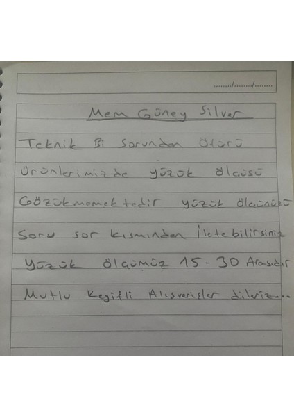 Hat Sanatlı Elhamdulillah Yazılı 925 Ayar Erkek Gümüş Yüzük