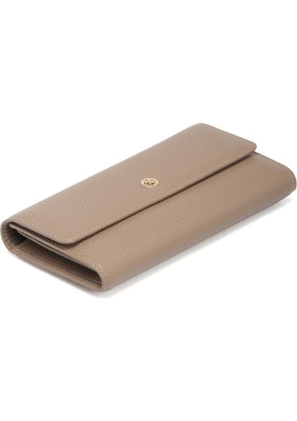 Bej Hakiki Deri Kadın Cüzdan - S1CB00005719-B73