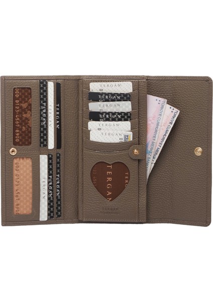 Bej Hakiki Deri Kadın Cüzdan - S1CB00005719-B73