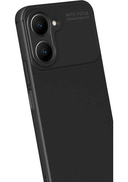 Newface Vivo Y18 Kılıf Auto Focus Karbon Kapak - Siyah modelleri