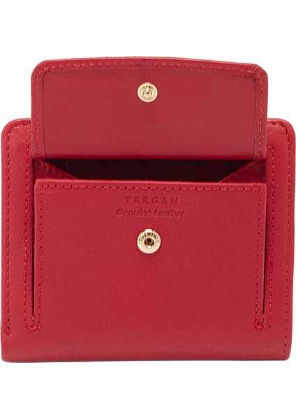 Kırmızı Hakiki Deri Kadın Cüzdan - S1CB00005674-A86