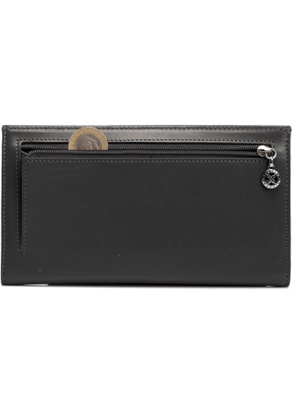 Gri Hakiki Deri Kadın Cüzdan - S1CB00005793-M07 fırsatları