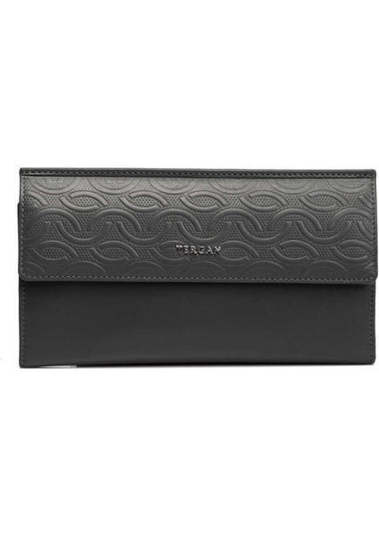 Gri Hakiki Deri Kadın Cüzdan - S1CB00005793-M07