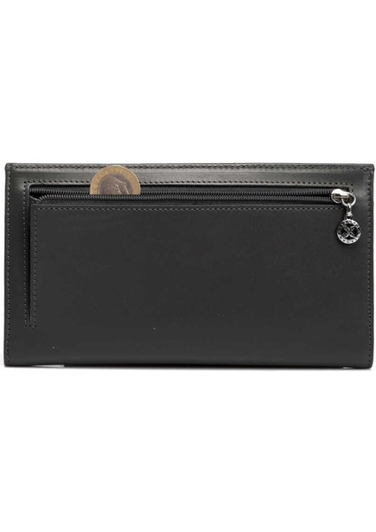 Gri Hakiki Deri Kadın Cüzdan - S1CB00005793-M07