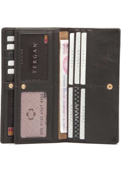 Kahve Hakiki Deri Kadın Cüzdan - S1CB00005685-A42