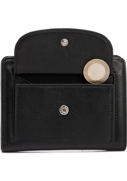 Siyah Hakiki Deri Kadın Cüzdan - S1CB00005714-A85 indirimleri