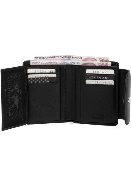 Siyah Hakiki Deri Kadın Cüzdan - S1CB00005714-A85