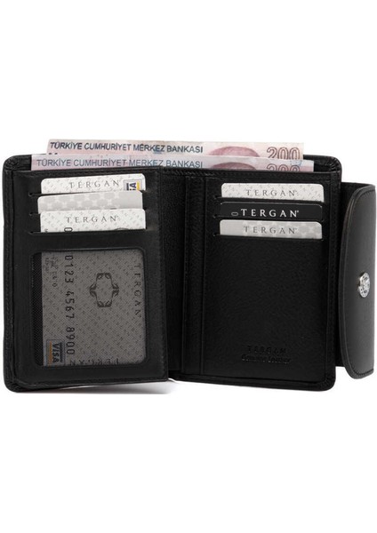 Siyah Hakiki Deri Kadın Cüzdan - S1CB00005714-A85