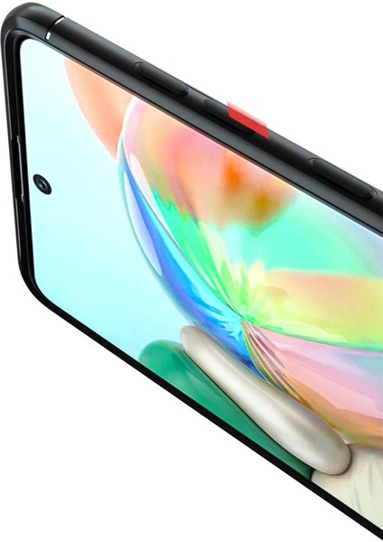 Samsung Galaxy M31S Kılıf Range Yüzüklü Silikon - Mavi