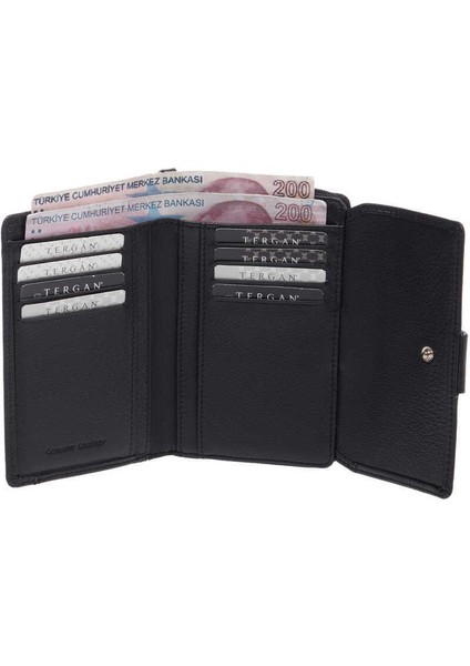 Siyah Hakiki Deri Kadın Cüzdan - S1CB00005813-A85 indirimleri