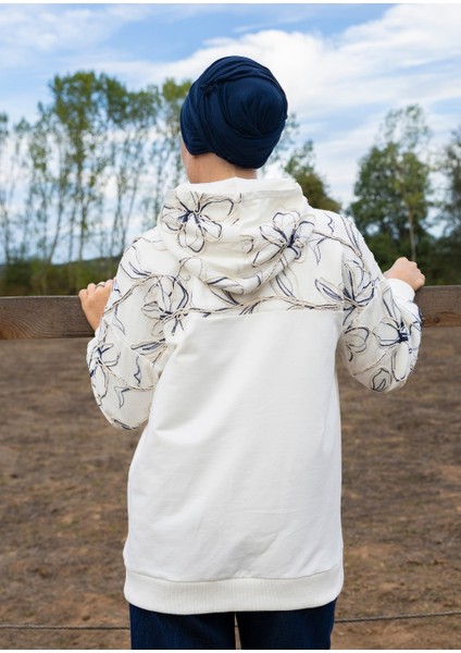 Sweatshirt Ekru Keten modelleri