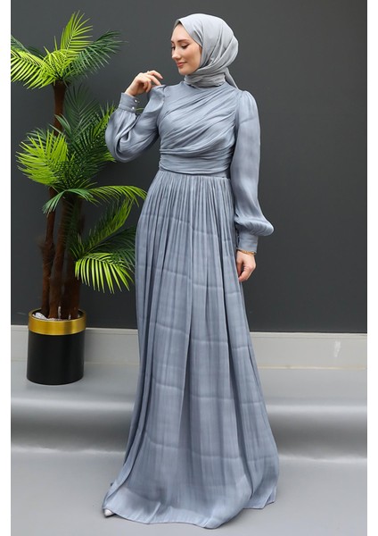 Ipek Tesettür Elbise Gri fırsatları