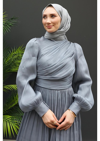 Ipek Tesettür Elbise Gri indirimleri