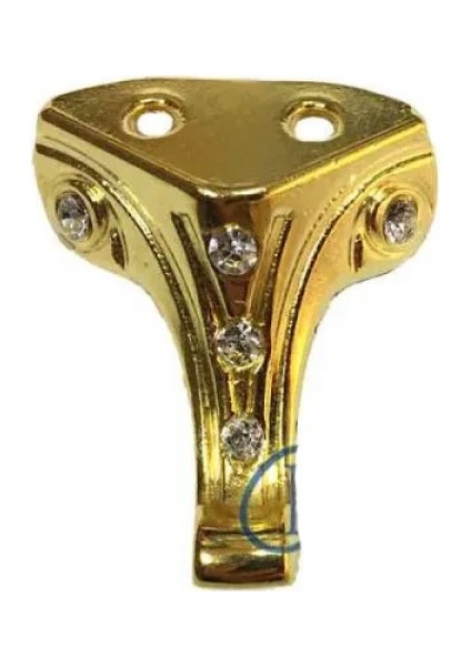 Eco Lounge Moda Taşlı Ahşap, Mdf, Sunta Sandık Ayağı, Kutu Ayak 3,5 cm - Sarı