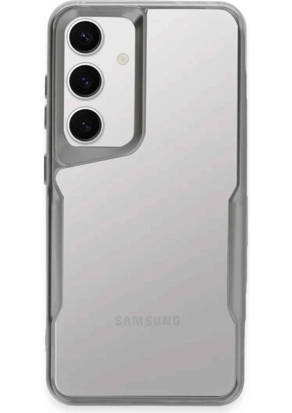 Newface Samsung Galaxy A55 5g Kılıf Boyi Silikon Kapak - Gümüş