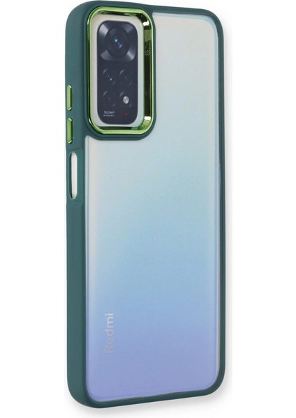 Xiaomi Redmi Note 11 Pro Kılıf Dora Kapak - Haki Yeşil